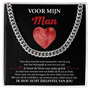Voor mijn man - Cubaanse schakelketting RAFAEL