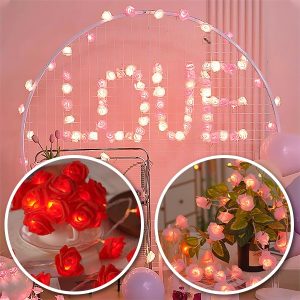 LED Rozen Snoerverlichting (2m) | LUMEROSE
