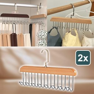 Antislip kapstok met 8 haken (2 stuks) | OCTAHANGER