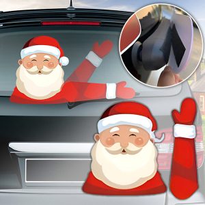 Kerstman Auto Achterwisser Sticker | SANTAWIPER