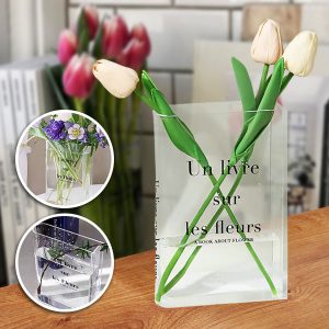 Chique boekvormige vaas voor bloemen | FLOWERFRAME