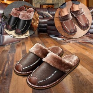 Leren thermo pantoffels | NOBLEFEET