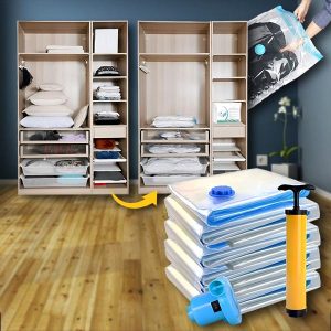 Bespaar ruimte en houd kleding fris – Gemakkelijke vacuümopslag! (7 STUKS) | VACKBAGS