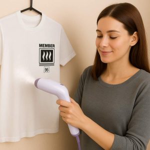 Portable Handheld Clothes Steamer, Quick Heat-Up, Powerful Wrinkle Removal, Travel-Friendly | STEAMY