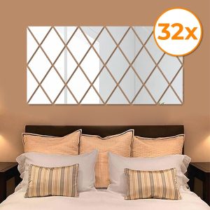 Spiegel muurstickers (32 stuks) | WALLGEM