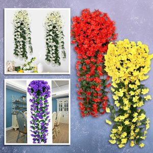 Levensecht Kunstmatig Hangend Bloemenboeket | HANGROSE