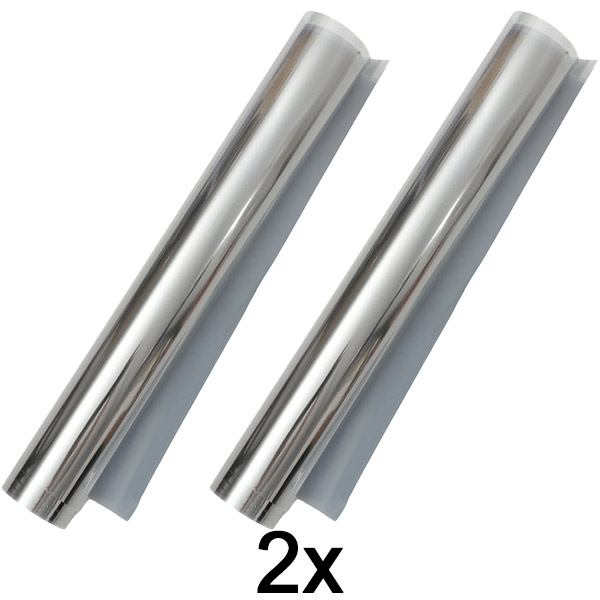 2x Zelfklevende spiegelfolie (45 x 200 cm) | FOILBLISS